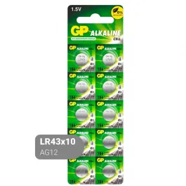 Battery GP 186 - G12 LR 43 186F-2C10
