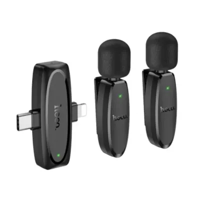 Dual-microphone wireless microphone Hoco L15 Lightning Type-C
