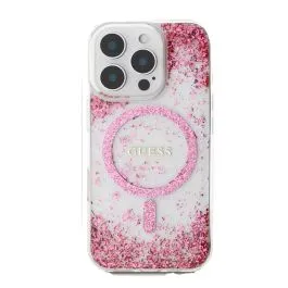 Case iPhone 16 Pro Guess Magsafe Glitter Hard Resin Glitter