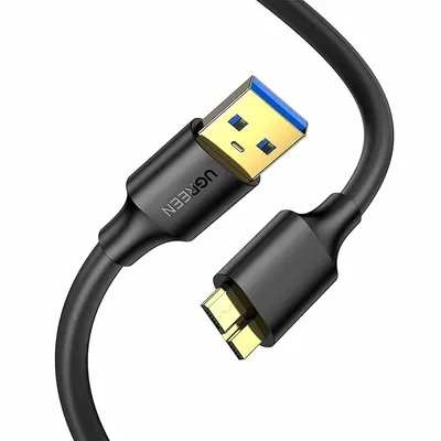 USB 3.0 A արականից Micro USB 3.0 արական մալուխ UGREEN 10841