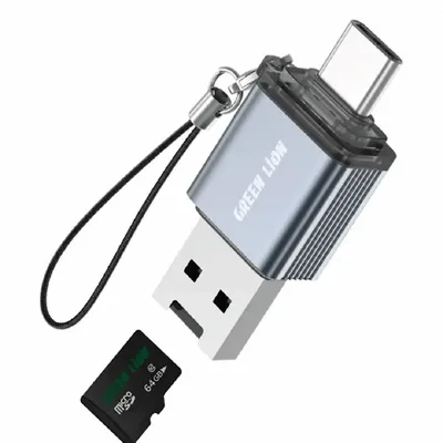 Card reader Green Lion 2in1 Card Reader Micro SD Cards