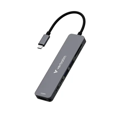 Multiport hub Verbatim USB-C Multiport HUB with LAN Type-C 10 100 t. LAN