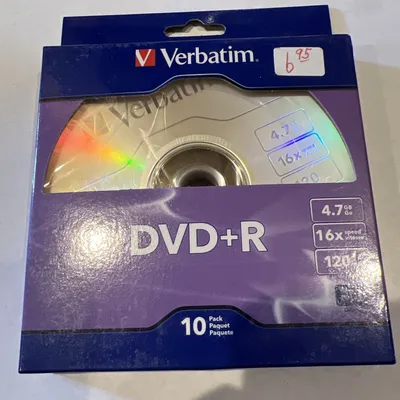 Blank DVD Verbatim 1x 8x 16x
