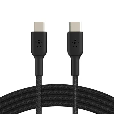 Braided cable Belkin BRAIDED C-C 2.0 BLK CAB004BT1MBK