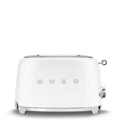 SMEG Toaster 2 Slice Mat TSF01WHM