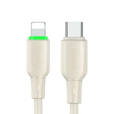 Cable Type-C to Lightning Data Cable with LED Light 36W 1