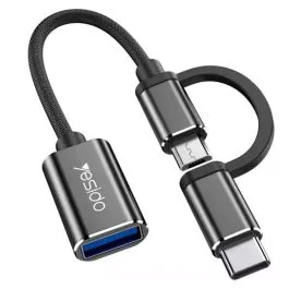 Adapter Yesido GS02 2in1 OTG