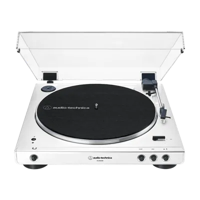 Audio-technica AT-LP60XBTWH Fully automatic belt-drive turntable player with bluetooth in