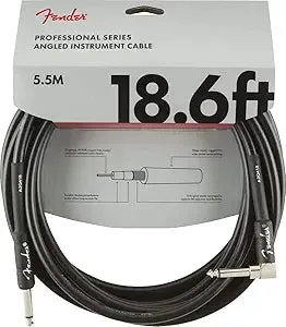 Cable Fender Pro 18 Ang Inst Cbl Blk 0990820019