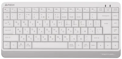 Keyboard Fstyler A4Tech Fstyler FBK11 Slim White Bluetooth & USB Wireless 2