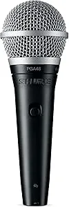Dynamic microphone Shure PGA48-XLR-E with 15-ft xlr cable