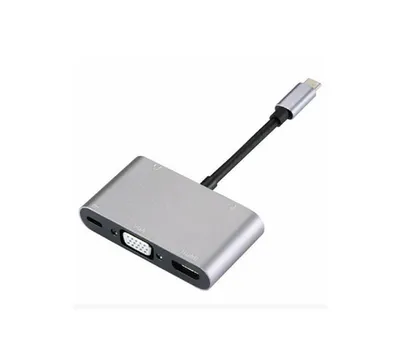 Adapter 5in1 Type C to HDMI VGA USB Audio Type-C
