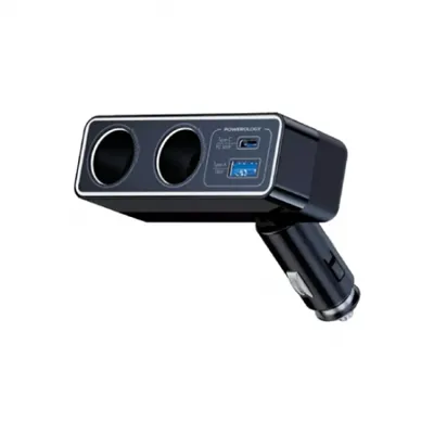 Car charger Powerology Brio Multi-Port 54W