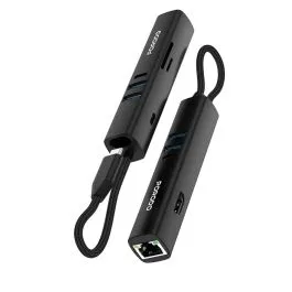 Hub Porodo 8-In-1 Multi-Port USB Hub with ps Transfer Speed PD35038IN1