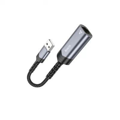 Adapter Hoco UA26 USB ethernet adapter ps Metal