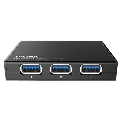 D-link DUB-1340 D1A 4port up to ps USB 3.0 HUB with AC Power Adapter