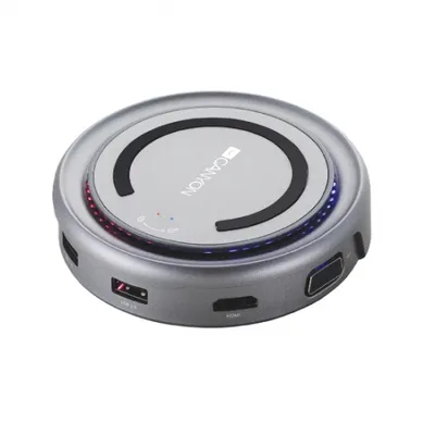 USB Type-C HUB Canyon 5 port with wireless charger CNS-TDS07DG