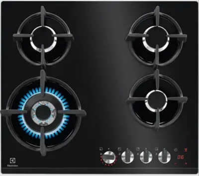 Built-in glass gas hob Electrolux KGG643753K