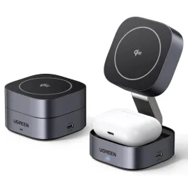 UGREEN2-in-1 Magnetic Wireless Charger 35316