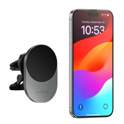 Car adapter SATECHI Qi2 Wireless Car Charger ST-Q2CCM