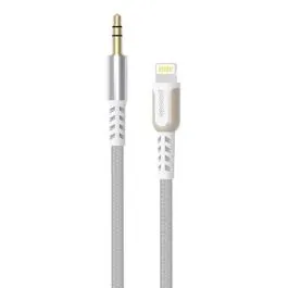 Charging cord Porodo Lightning to Aux 1.2m PD-AUL12-WH