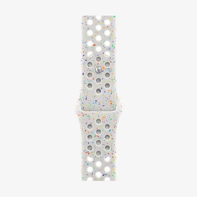 45mm Pure Platinum Nike Sport Band - M L