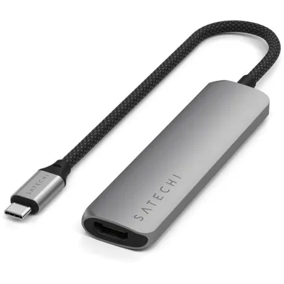 USB-C multiport adapter SATECHI 4 in 1 USB-C Slim Multiport Adapter 4K ST-P4SM