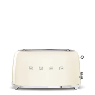 SMEG Toaster 4 Slice 50 s Style TSF02CRUK