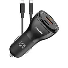 Lion Dual Port Car Charger PD QC 50W
