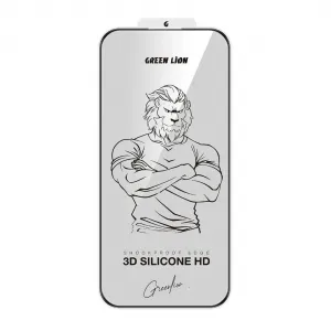 Էկրանի 3D սիլիկոնե պաշտպանիչ թաղանթ iPhone 17 17Air 17Pro Pro Max-ի համար Green Lion
