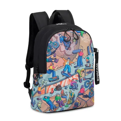 Rivacase 5420 Agora Urban Print Backpack Skaters 12L