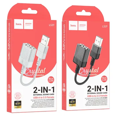 Audio converter Hoco 2-in-1