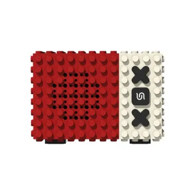 Portable speaker Porodo Soundtec MiniBlock 5W in a building-block shape