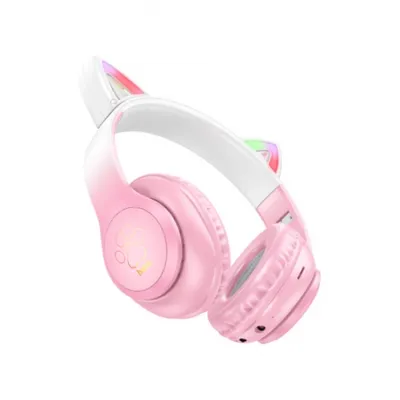 Wireless headphone Hoco W42 Cat Ears Bluetooth Headphone Cherry Blossom