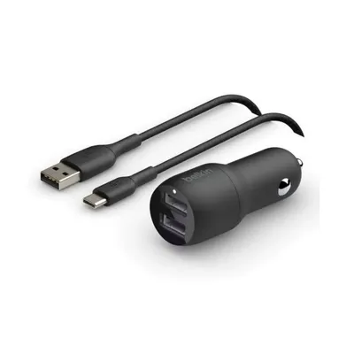 Car charger Belkin Type-C with Type-C to Lightning Connector 1m 30W