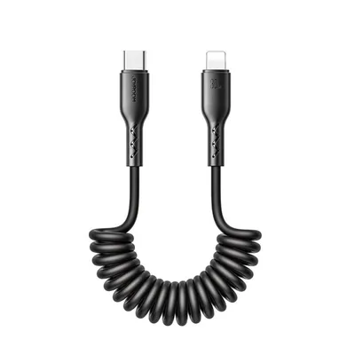 Coiled cable Evelatus AutoSpring USB C to LTG 1. 1040769