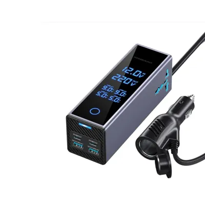 Car power inverter Powerology PWC044 Car Power Inverter 2AC Socket 300W PD36W