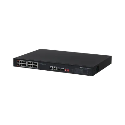 Network switch Dahua PFS3218-16GT-135 16 port 10 100 1000 PoE 2 port SFP