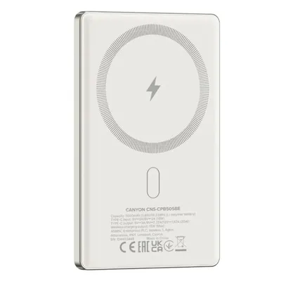 Magnetic slim power bank Canyon CNS-CPB505BE 5000mAh