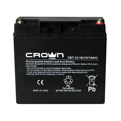 Battery for UPS CrownMicro 12V 18AH