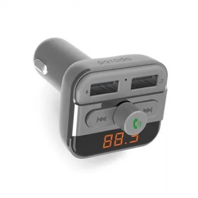 Car MP3 player, FM transmitter and car charger 15W Porodo