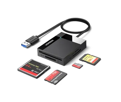4-in-1 USB 3.0 SD TF card reader UGREEN 30333