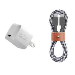 Charger NATIVE UNION FAST GAN CHARGER C-C CABLE ZEBRA-EU 30W
