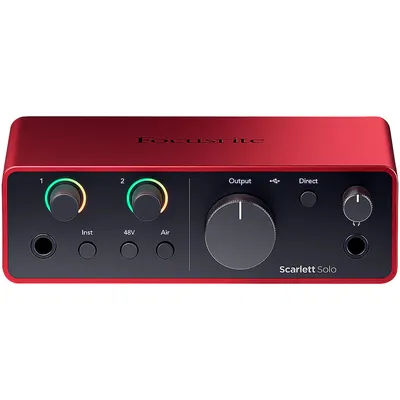 Focusrite Scarlett Solo 4. audio interface