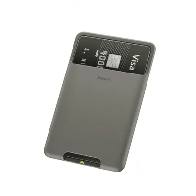 Silicone card bag Baseus Back Stick