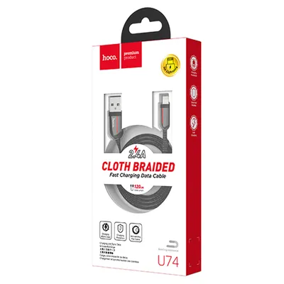 Charging cable Hoco Lightning U74
