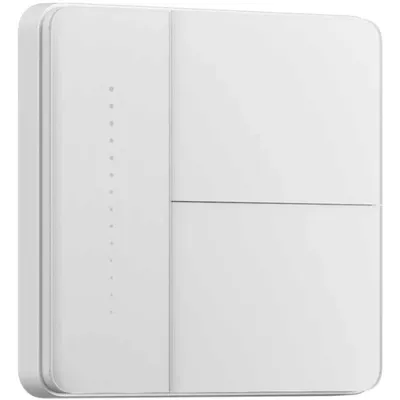 Smart wall switch AQARA Z1 Pro, double rocker _wh ZNQBKG43LM