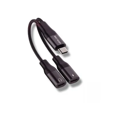Dual splitter adapter Green Lion 2in1 Splitter Type-C to Type-C