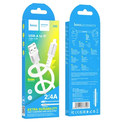 Charging cable Hoco Lightning x85