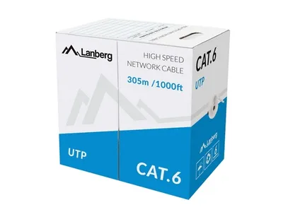 Lanberg LCU6-10CC-0305-S UTP SOLID CABLE CCA CAT. 6 305M